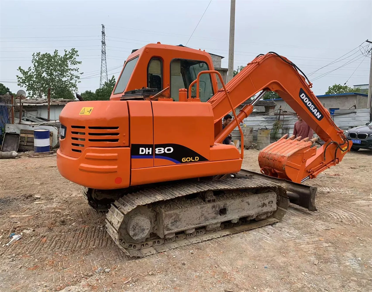 Original Korea Doosan Excavator Used Mini Doosan 80h Crawler Excavator for earth-moving with good condition