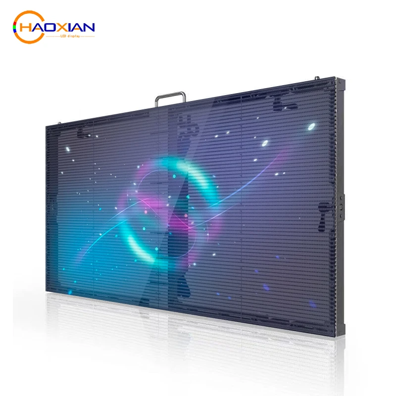led display glass window transparent led display transparent led film display transparent LED screen