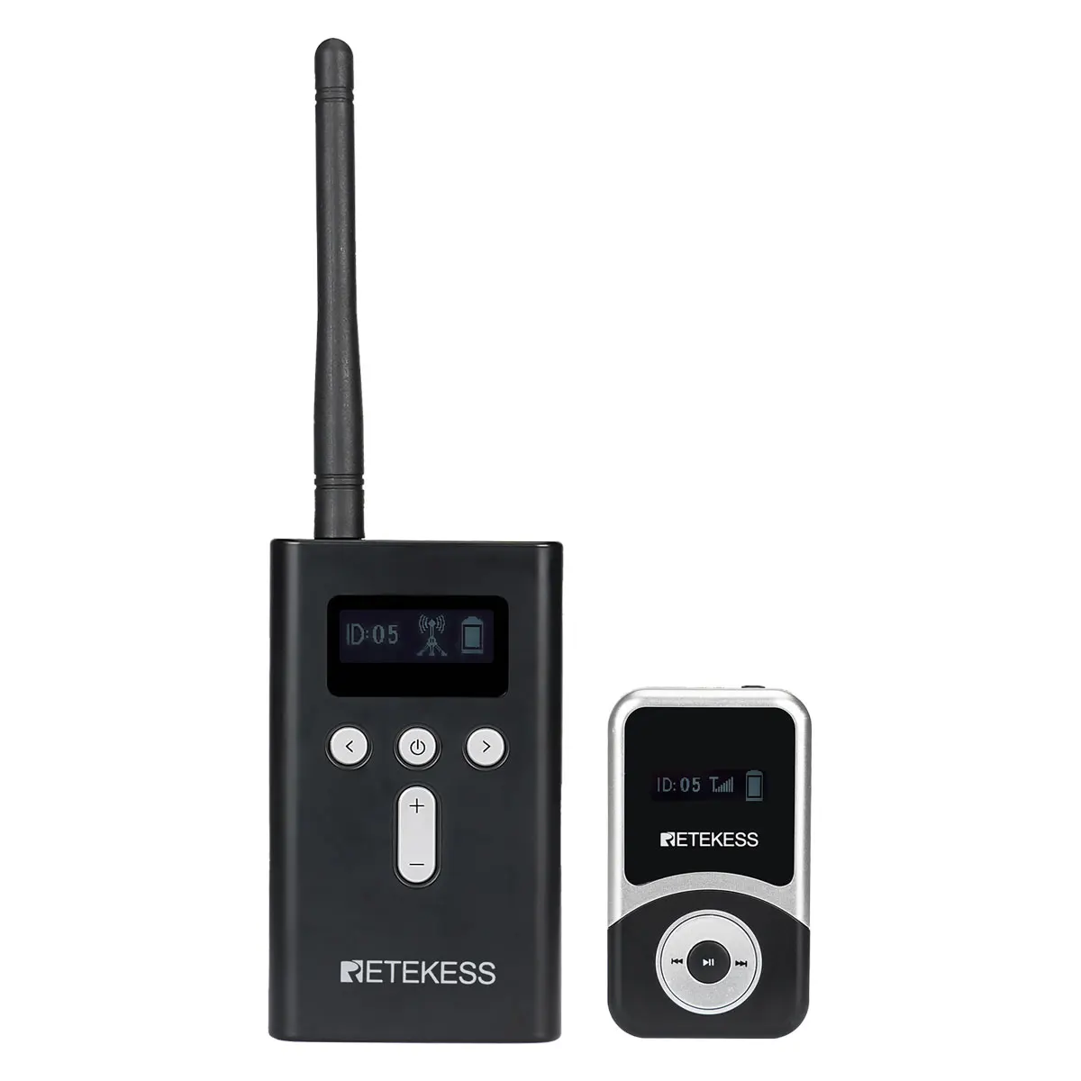 Беспроводная система аудиогида для хаджа, паломничества, церкви с синхронным переводом, с большими батареями, Retekess T130S T131S