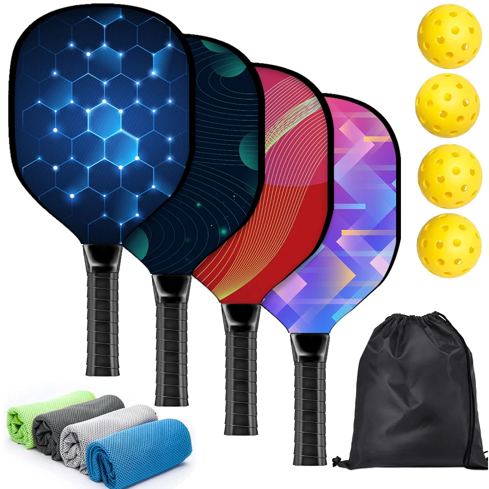 lightweight  T700 3k Carbon Fiber USAPA Pickle Ball Paddle Carbon Custom Pickleball Paddle set for outdoor sports