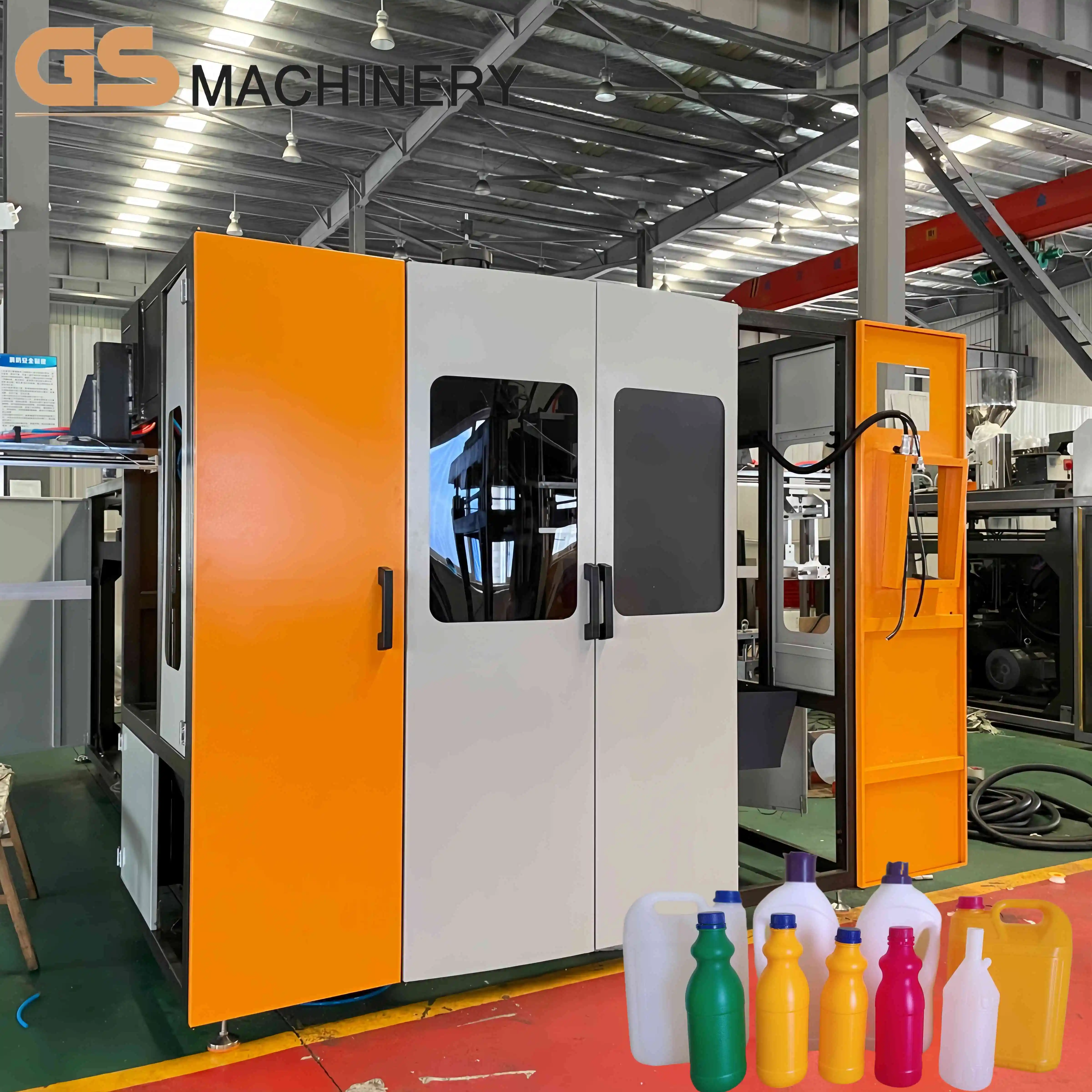 High speed double station 1L 2L 5L Plastic HDPE Bottle Jerrycan machinery extrusion blow moulding machine