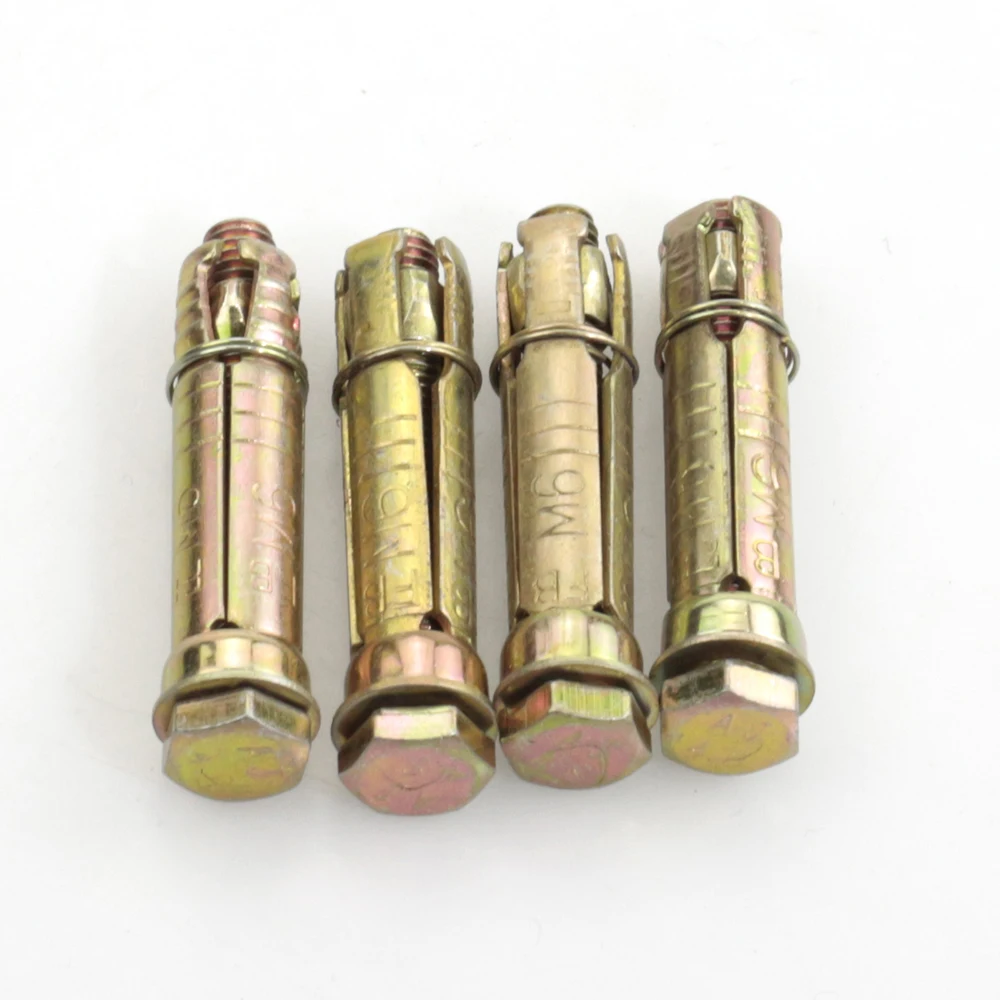 AOJIA Best in industry Factory Price 4 PCS Heavy Duty Shield Anchor Fix Bolt Complete Set M8 M10