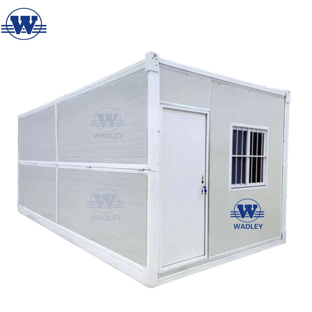 China prefab folding container house easy to install foldable container house home for sale