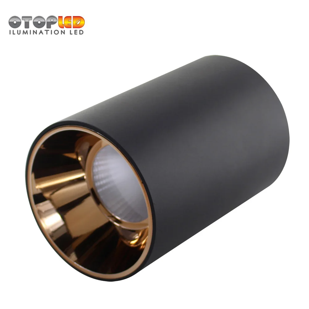 10w 15w  20w  Round surface mounted downlight referector color  gold grey black fashion downlight