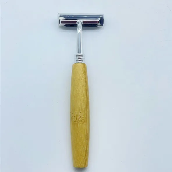 Высококачественная Бритва для бороды с деревянной ручкой
