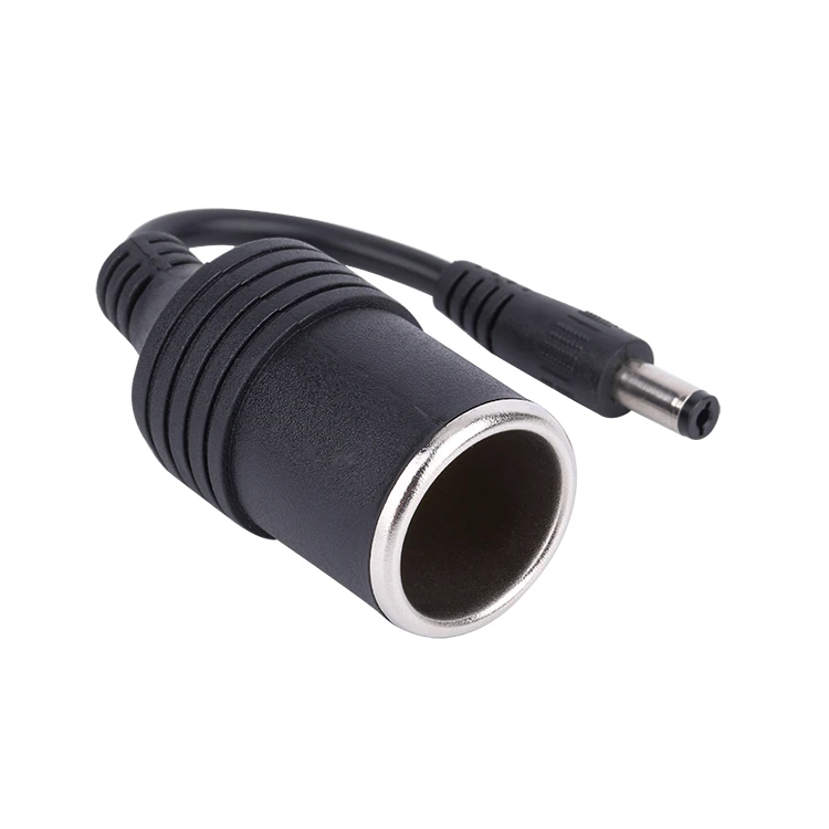 Cigarette Lighter Cable to DC 5.5 x 2.1mm Male Plug to Car Cigarette Lighter Socket Cable Female Connector Adapter Cable