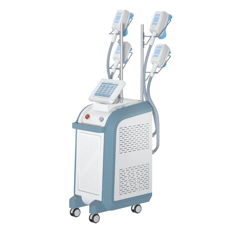 5 handles Cryo Lipolysis 360 degree cooling Machine Equipment cryotherapy reduce fat
