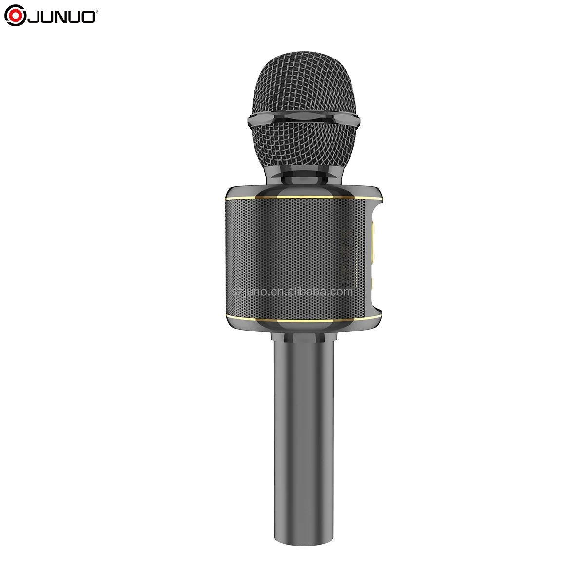 Junuo K9 Wireless Condenser Magic Record Music Built-in Mini Speaker Mike Karaoke Microphone