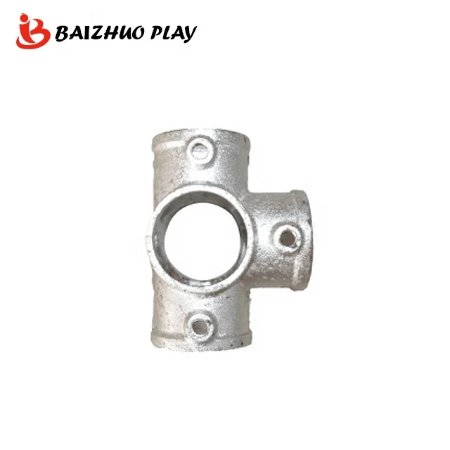 Galvanized Malleable Iron  Pipe Clamp Fittings Galvanized cast Iron Pipe Fittings For Playground