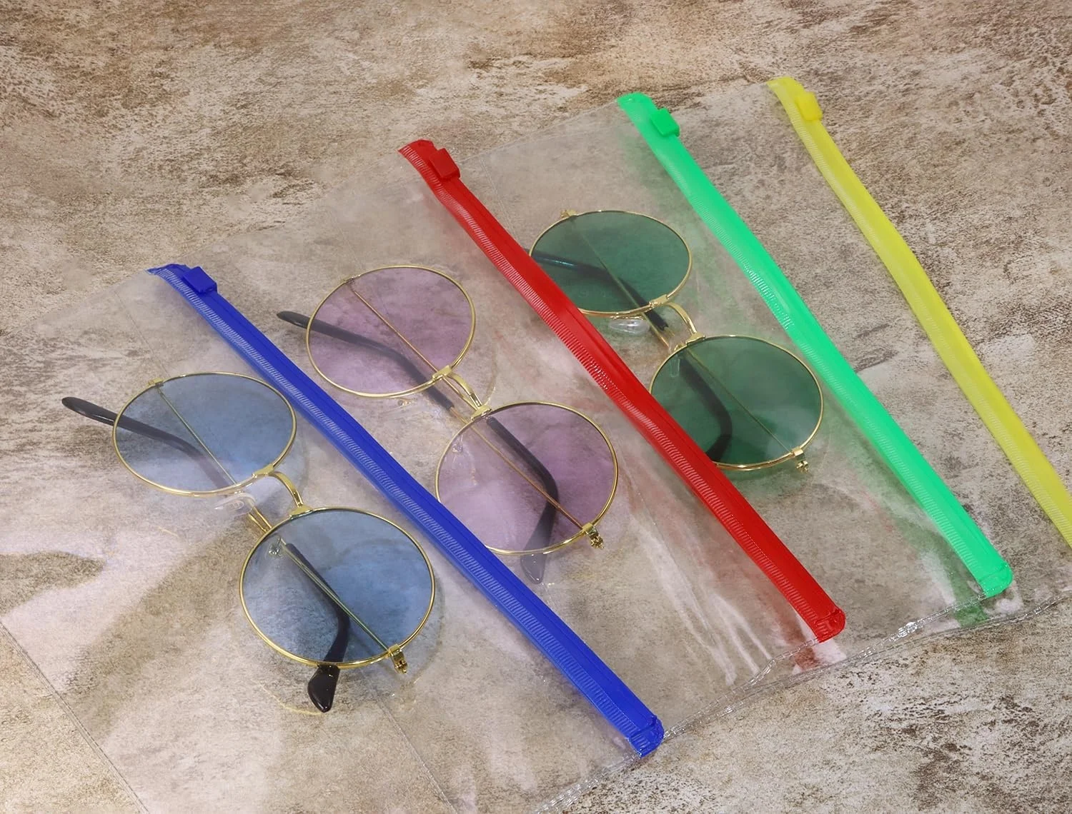 Hot Selling Clear Plastic PVC Envelopes File Folder PVC Pencil Case Accessories Storage Pouch