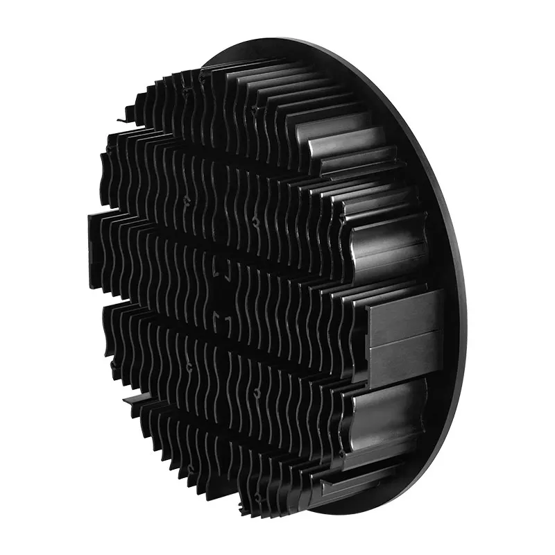 Shenzhen LIKE 300W Diameter 320mm Height 67mm Manufacturer Aluminum Cold Forge Pin Fin Circle Heat Sinks Heatsink Radiator