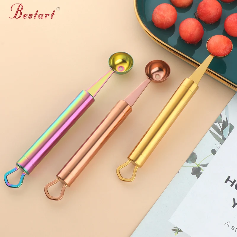 Kitchen accessories Fruit Vegetable Tools Fruit Melon Ballers Stainless Steel 304 Fruit Digging Scoop