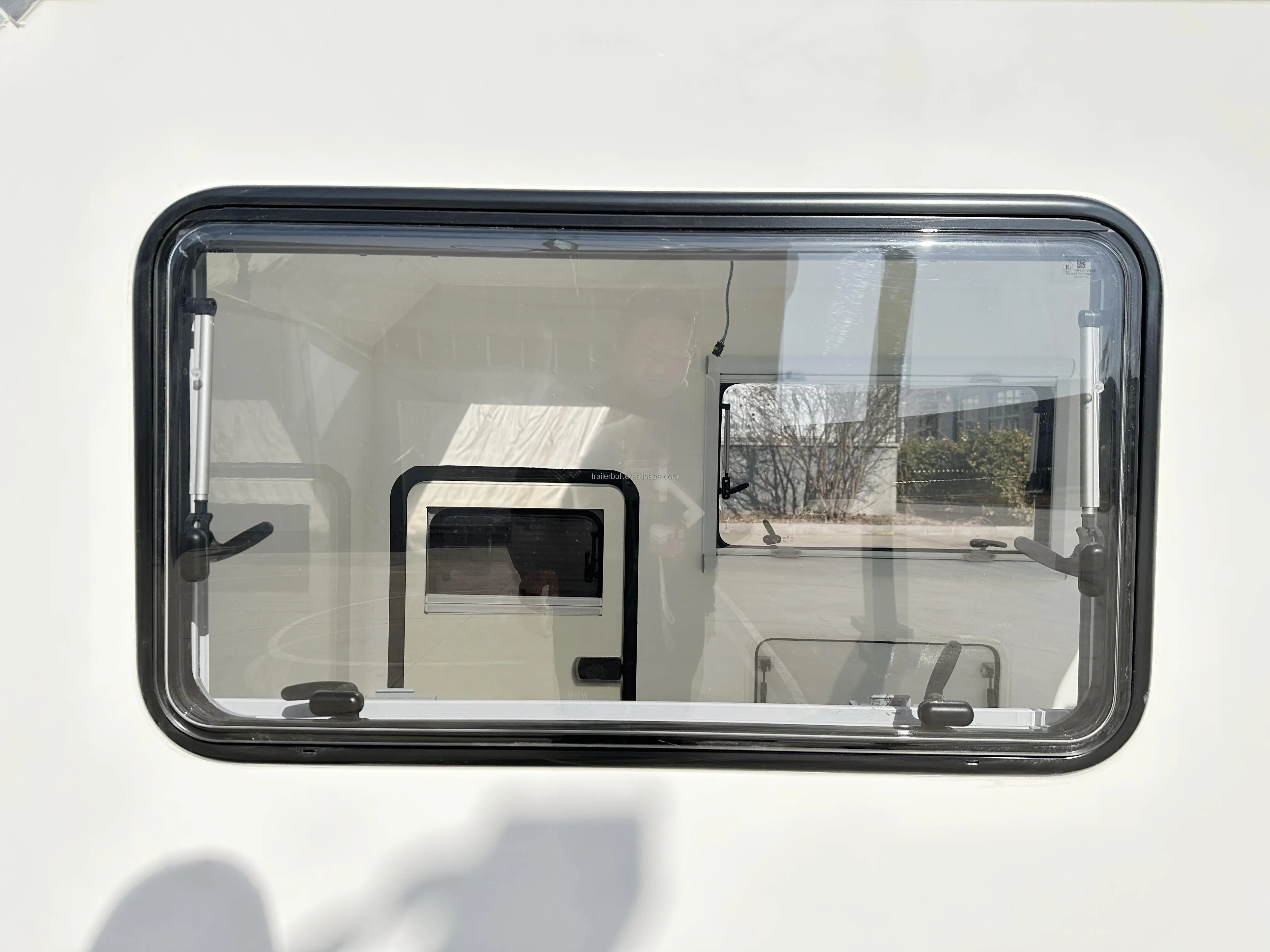 EV2-300Hx700W европейские окна RV с внешними плоскими и внутренними двойными стеклами акриловое стекло для грузовиков кемперов автодома