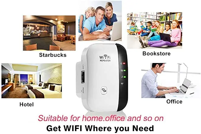 repeater wifi 300mbps wireless internet extender mini wifi amplifier network signal booster 2km long range wifi repeater