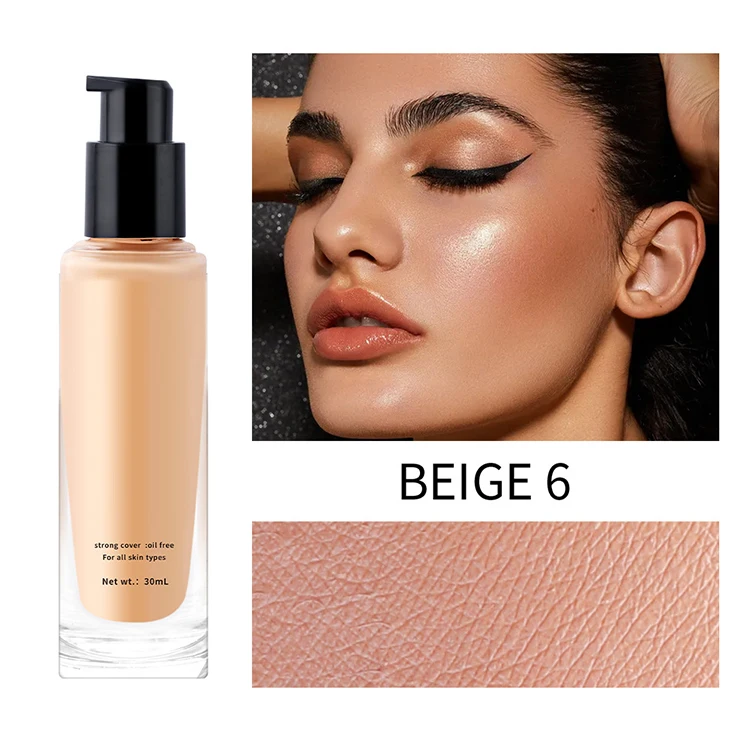 Cosmetics Foundation Full Coverage Private Label Waterproof Liquid Concealer Makeup