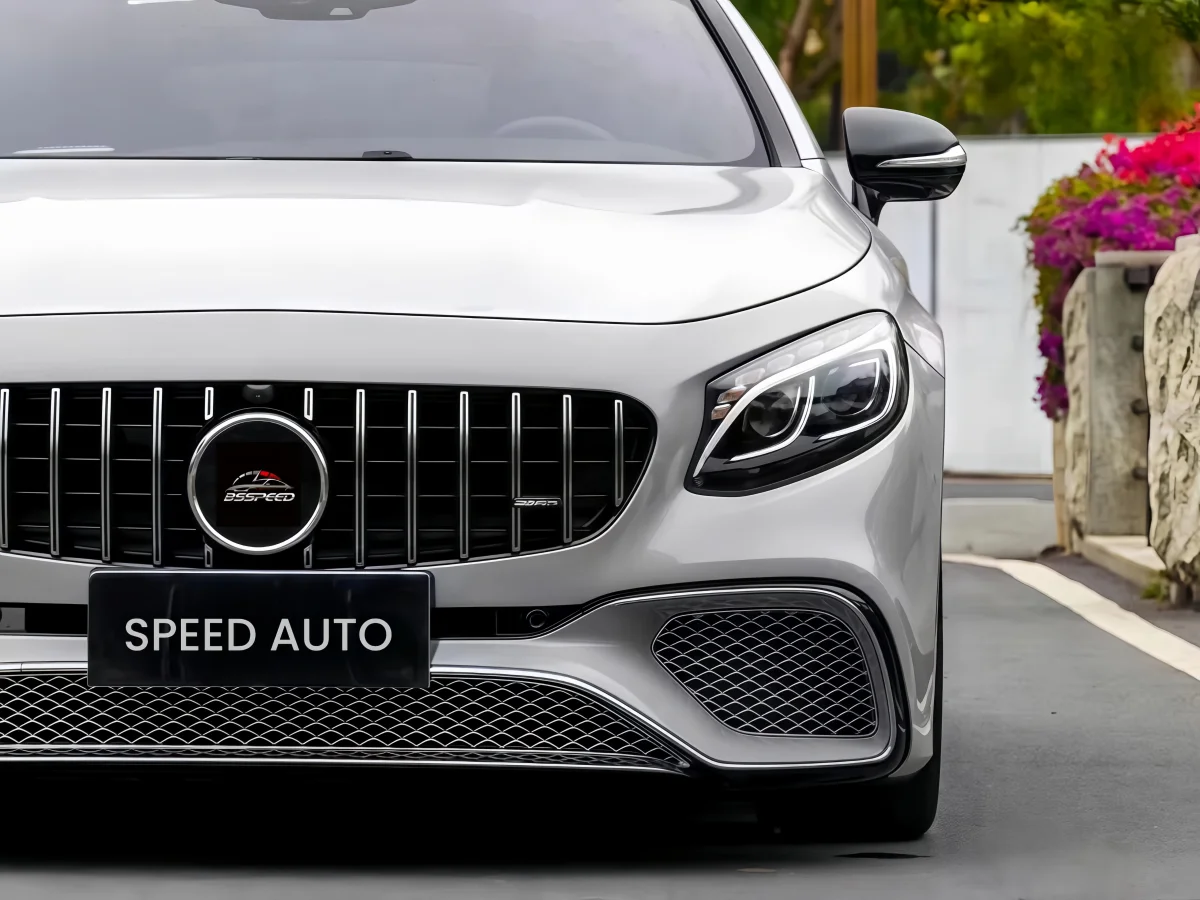BS AUTO S65 обвес для Mercedes Benz C217 S Купе класса A217 Кабриолет класс обновление до AMG стиль