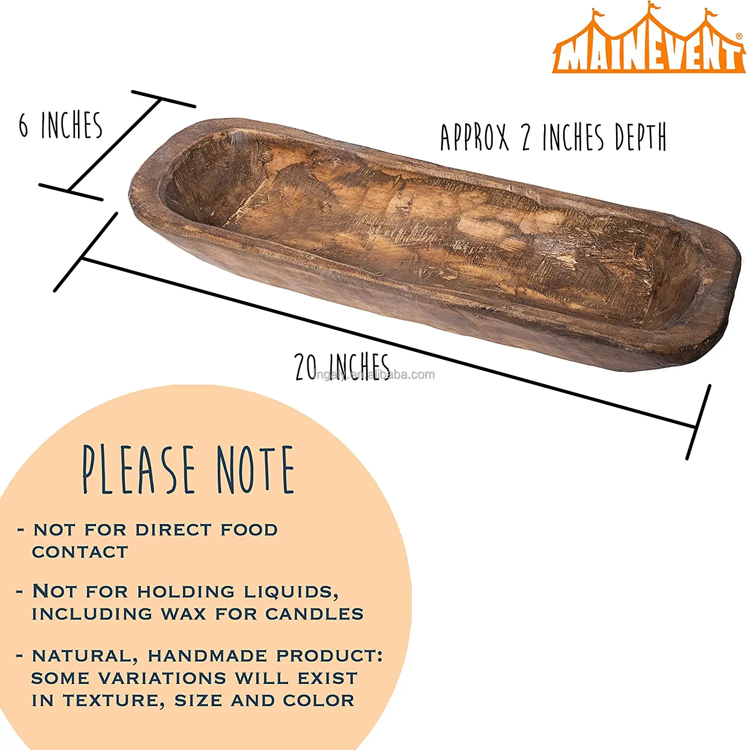 wooden dough bowls wholesale for candles Home Decor  Custom Rustic Farmhouse wood dough bowl