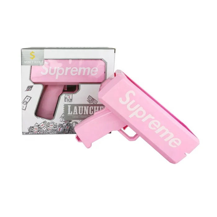 Best Selling Cash Money Gun Paper Money Spray Gun Toys for kids