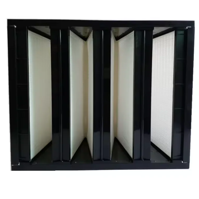 Wholesale  V Bank V Shape  Air Conditioner Air Purifier Suitable for Havc System Hepa Filter