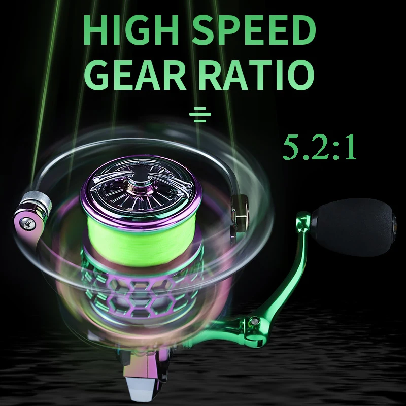 LINNHUE Reel Fishing JS1000-6000 4BB Max Drag 12kg Spinning Reel Accessories Equipment for fishing Goods Pesca Fishing Reel