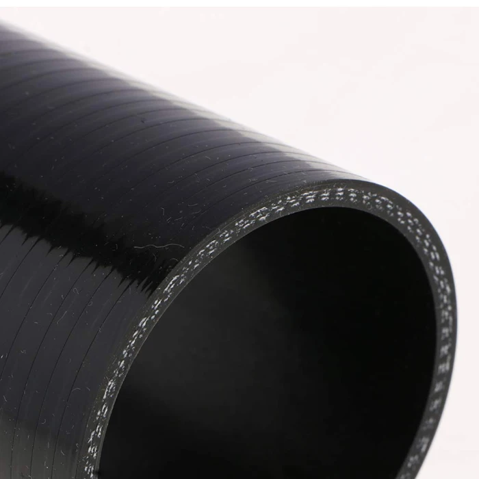 Black 5mm/0.2inch Thickness Straight Elbow Reducer Coupler Vacuum Silicone Turbo Hose Universal Air Intercooler Racing Pipe/Tube