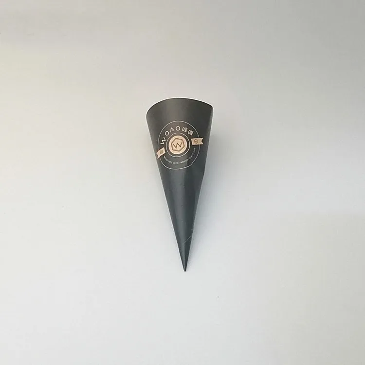 
Ice cream paper holder cone shape paper cone container for ice cream 