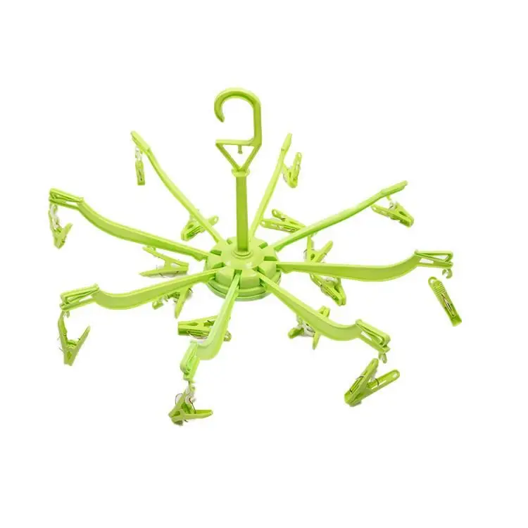 Round Rotating Revolving Hanging Cloth Clothes Rack with Hook Hanger