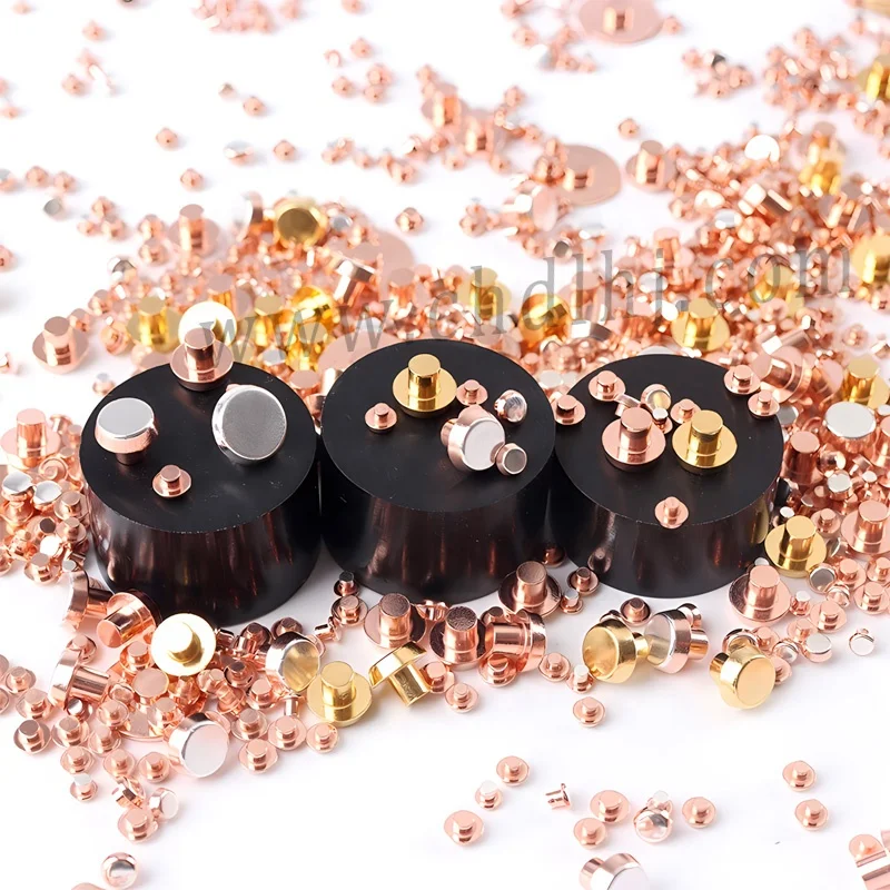 Bimetal Electrical Contact Silver Contact Tip Bimetal Contacts Silver Rivet