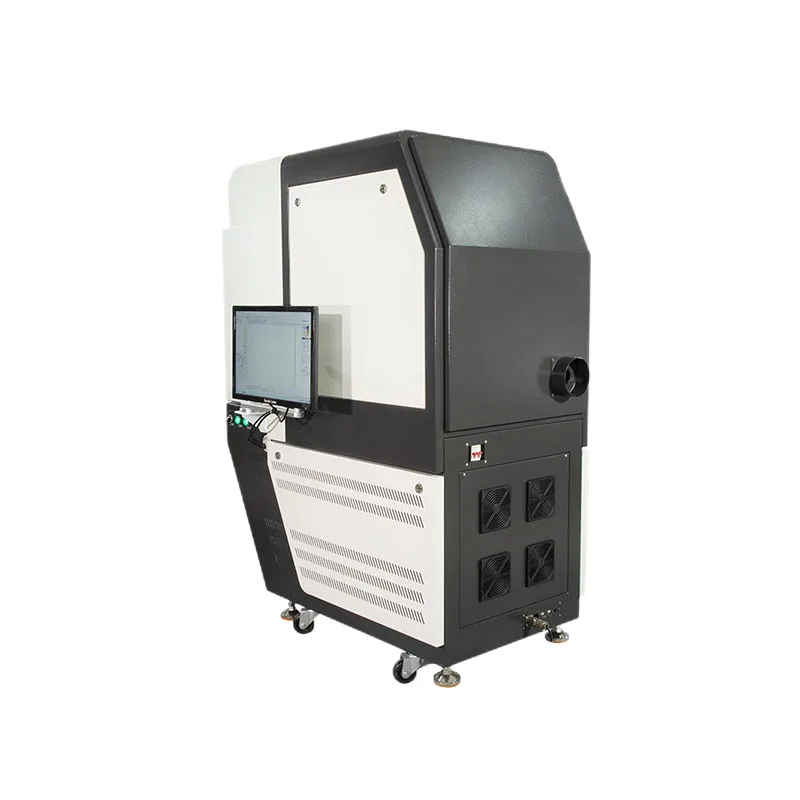Full Enclosed 20w 30w Metal Labels Laser Marking Machine Galvo Head Marking Machine With Raycus Max Laser Source