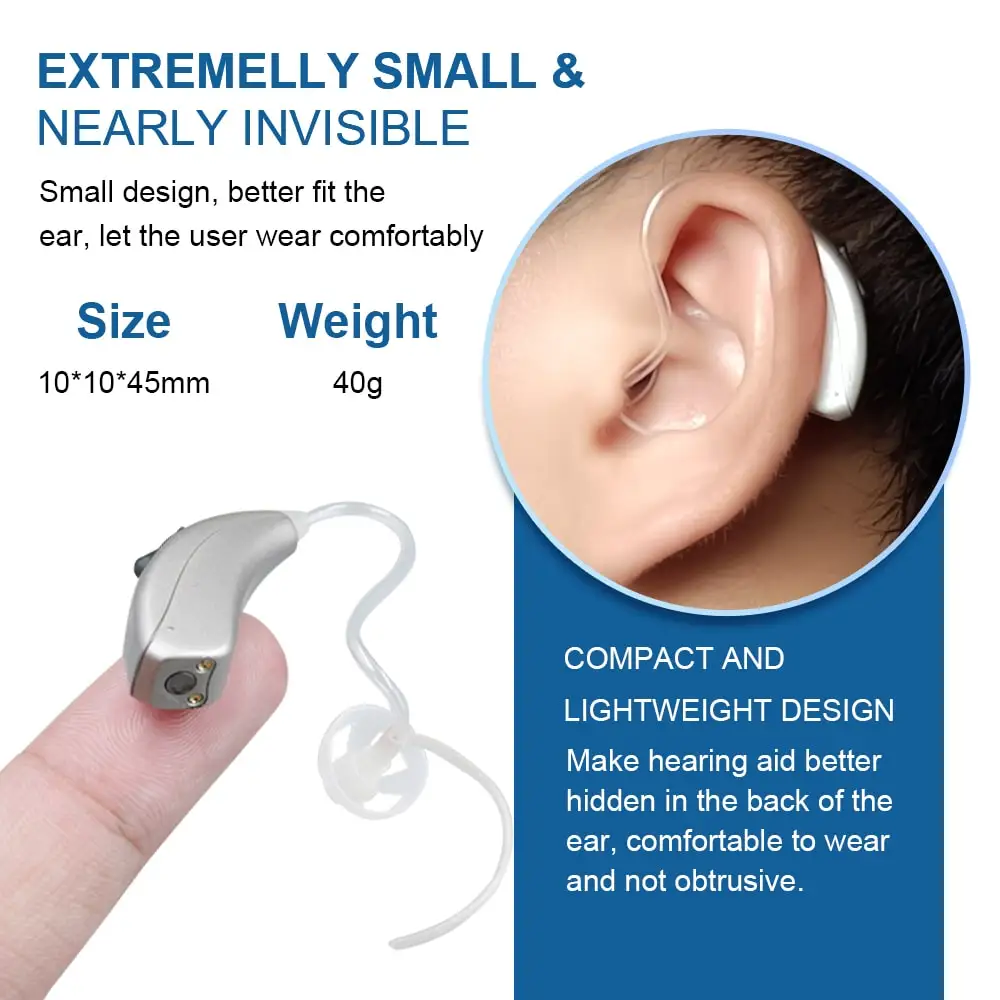 2024 new china rechargeable hearing aids for seniors deafness ear hear aid medical digital bte hearing aid amplifier device