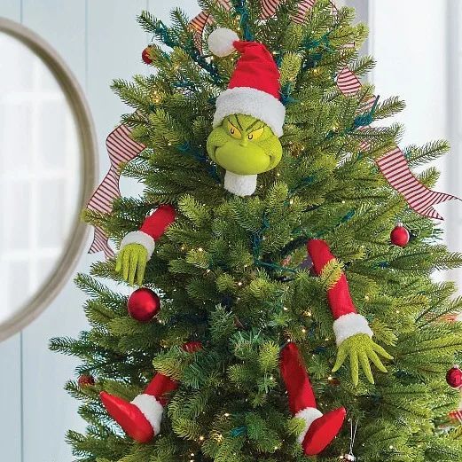 Hot Selling 50X60cm Green Christmas Tree Bauble Decoration Home Use Christmas Gadget in Paper Box Packaging Packed in Bags