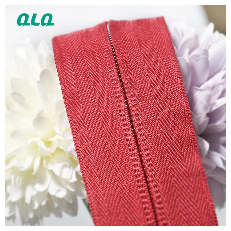  Provide High Quality Multi Color Long Chain Nylon Zippers Zips Zipper in Roll on Sale Sustainable