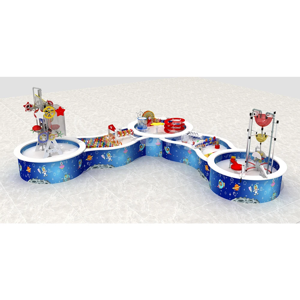 Attractive Educational Game Amusement Park Kids Outdoor Water Table Science Museum Exhibits For Children