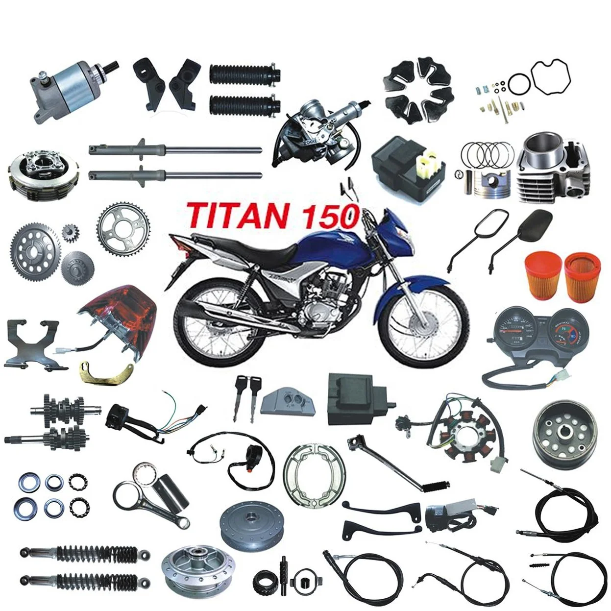 Оптовая продажа всех запчастей для мотоциклов titan150 и запчастей для мотоциклов и аксессуаров, продажа всех сменных мотоциклов