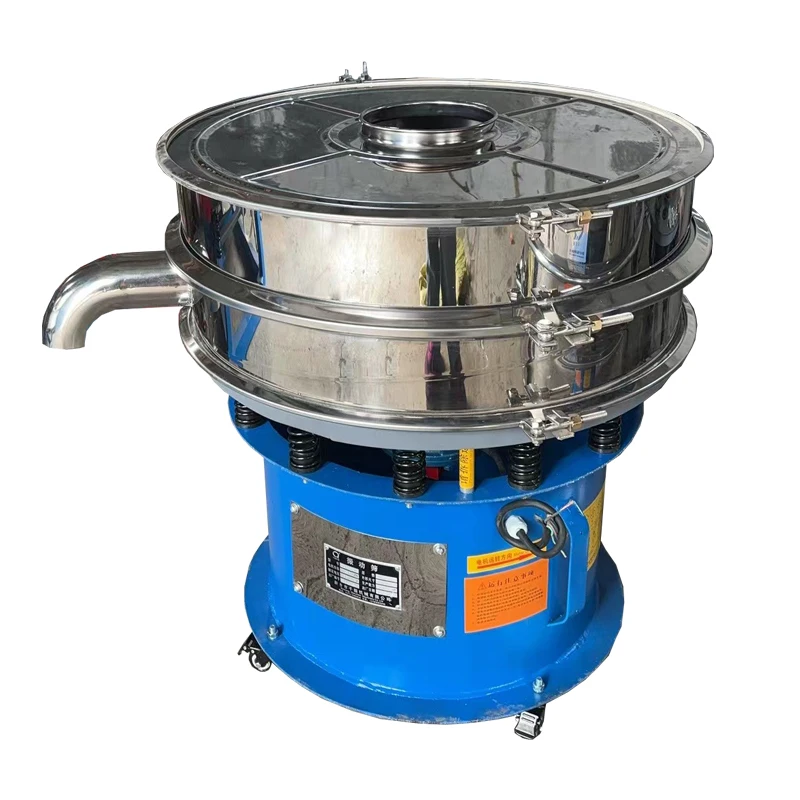 Qianzhen Low price industrial rotary sieved machine powder SS304 multiple decks vibrating sieve for fine pollen