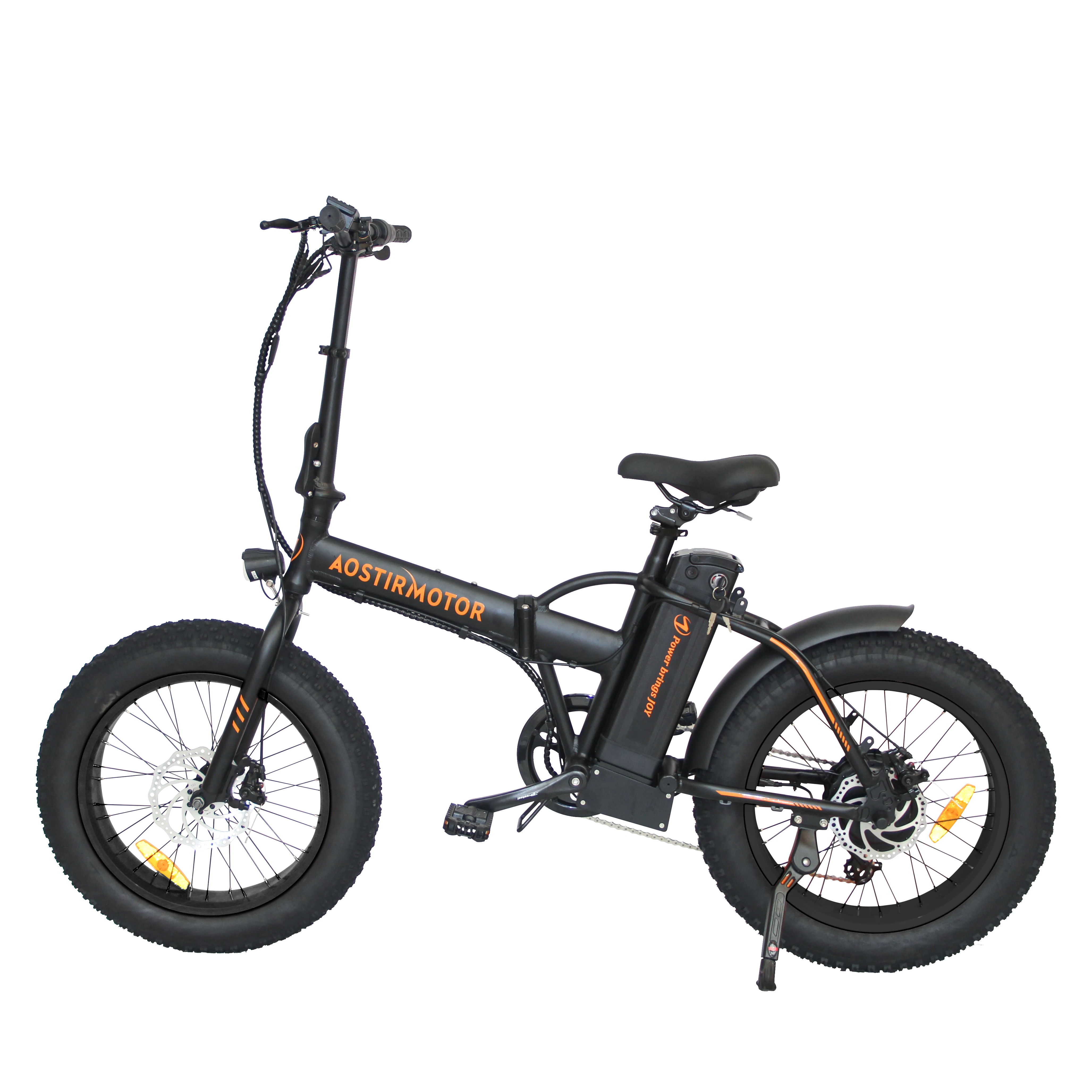 Lightweight small frame 20inch fat tire 500w 36v foldable electric bike for sale