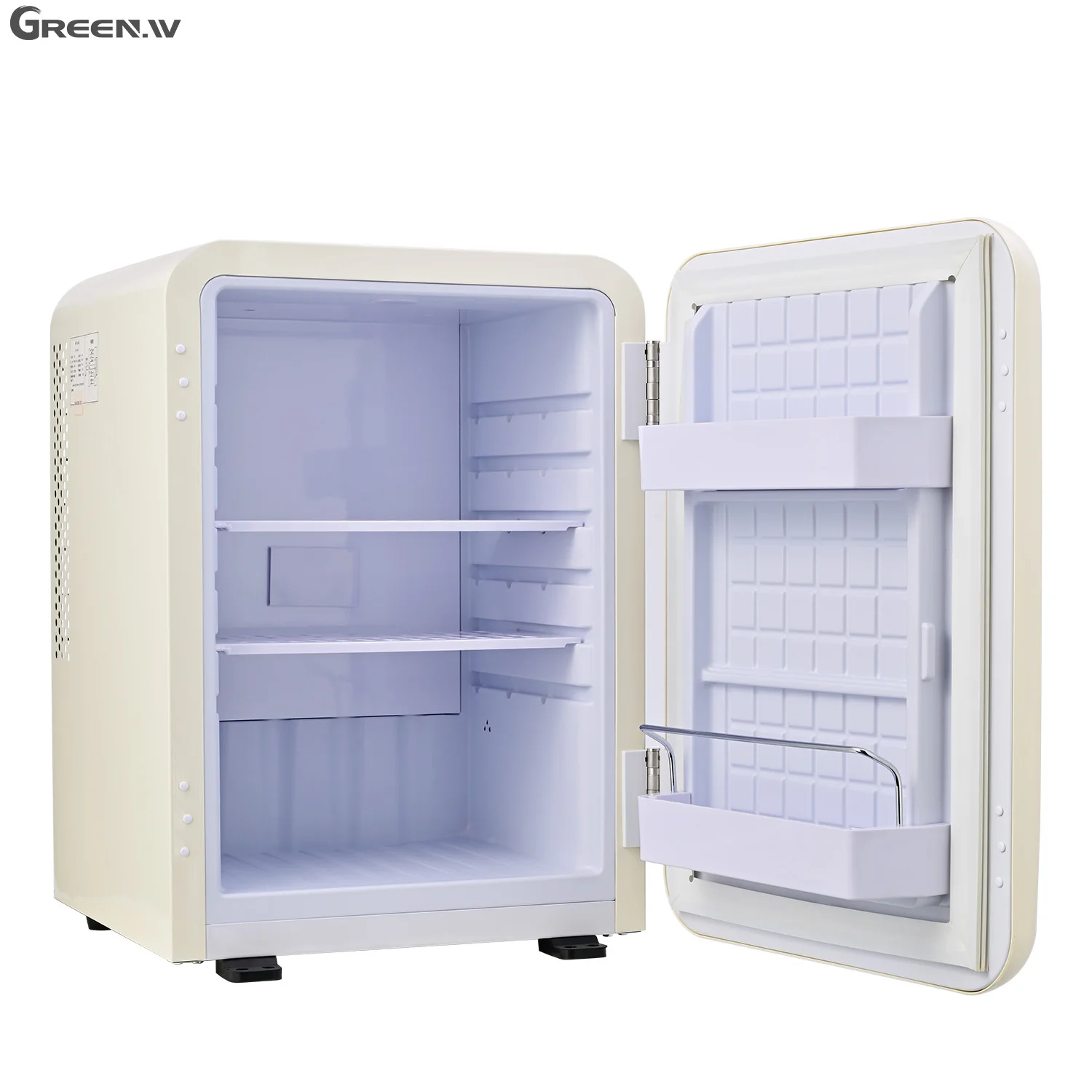 Mini Bar Hotel Bedroom Refrigerator Retro Mini Refrigerator