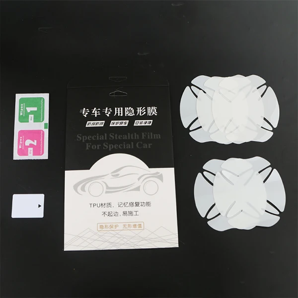 Bulk Price Door Bowl Film Protection Film Oem Customization 10*8cm Vinyl Sticker For Car Body