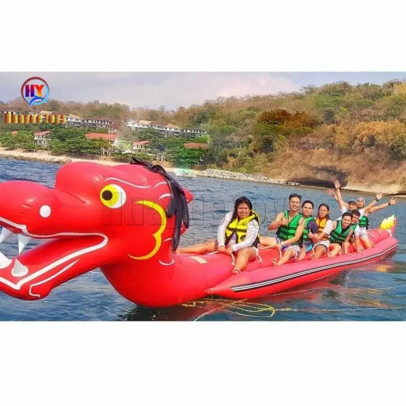 Надувная лодка-дракон морские спортивные игры банановая лодка с большими D-кольцами