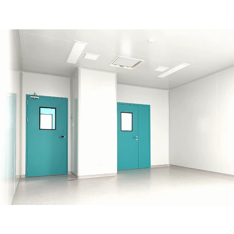 Interior Single Swing Cleanroom Windows Stainless Steel Cleanroom Wholesale Sliding Hospital Door For Chemistry Laboratory
