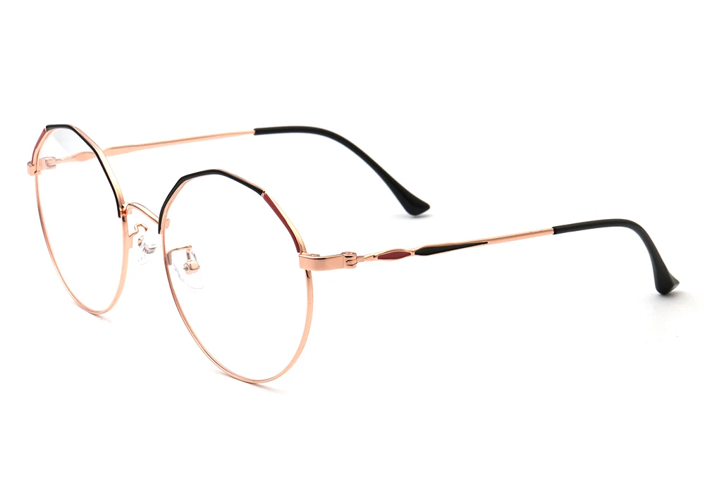 2021 New wholesale colorful stainless steel optical frames blue light blocking glasses fashion myopia reading glasses 7930