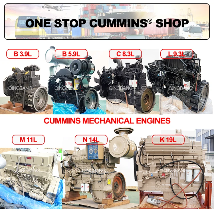 170HP 125KW D4.0NS6B170 D0NgFeng Cummins d4 diesel engine Truck Engine Assembly
