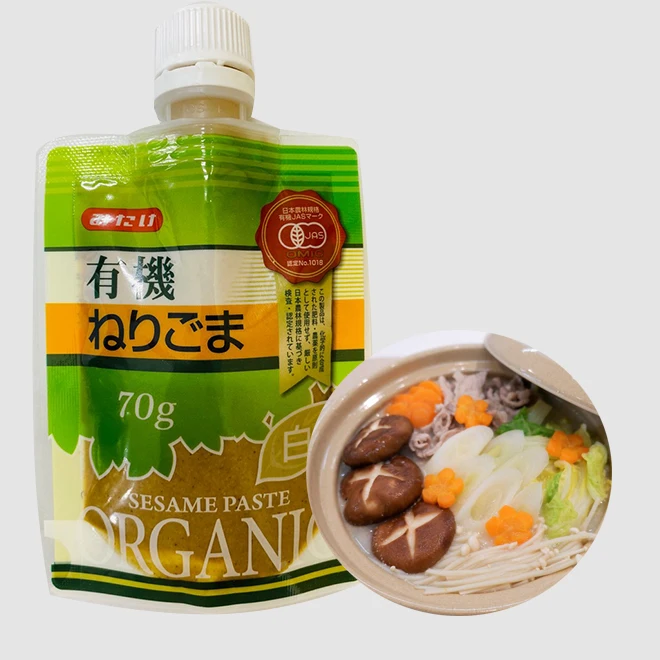 Japanese Not Use Chemical Fertilizers Organic Tahini Roast Sesame Dipping Sauce