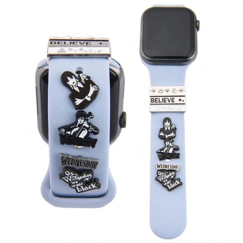 popular cartoon karol g design metal watch bad charms decoration accessories for watch band