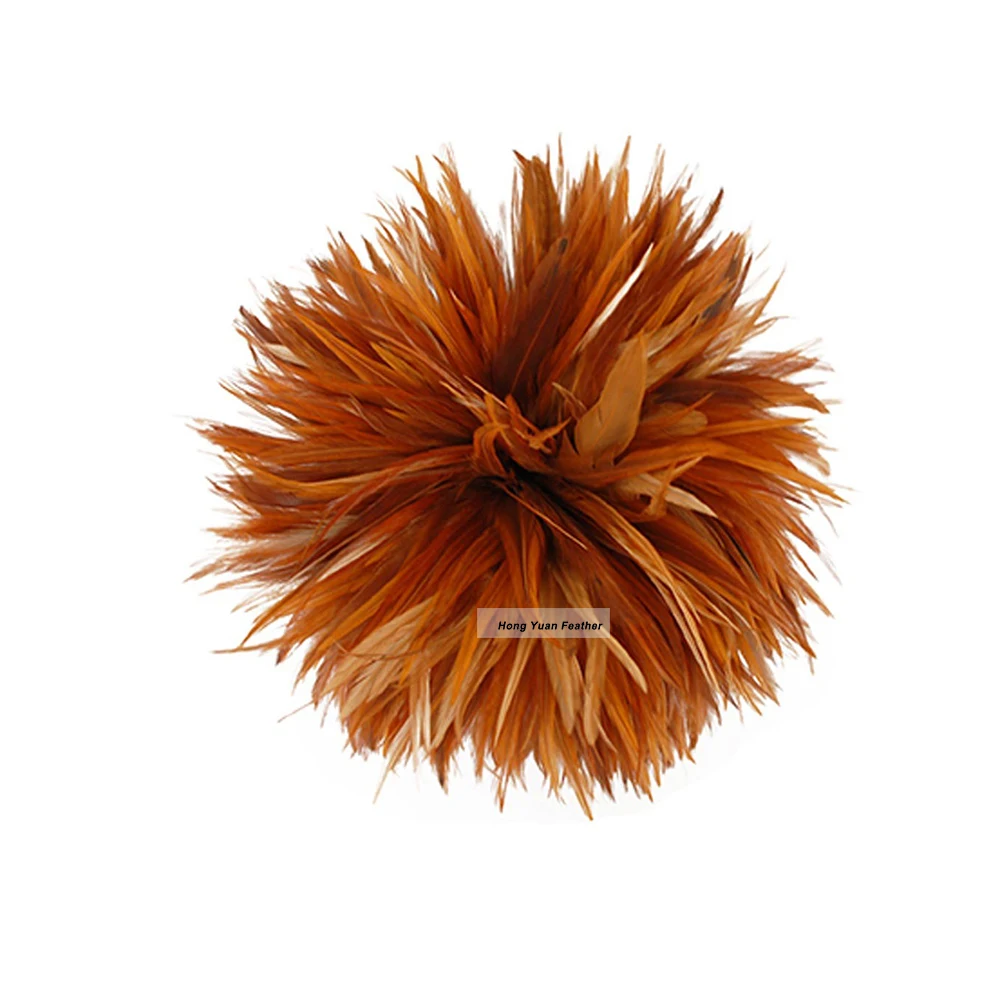 Dyed Natural  Hackle Chicken Rooster Feather For Craft DIY Fly Tying Material Carnival Hair Accessory Earring Party Home Decor