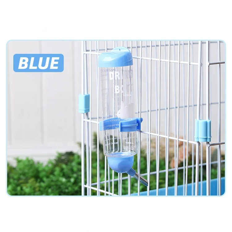No Drip Small Animals Hamster Wire Cage Drinking Hamster Water Bottle