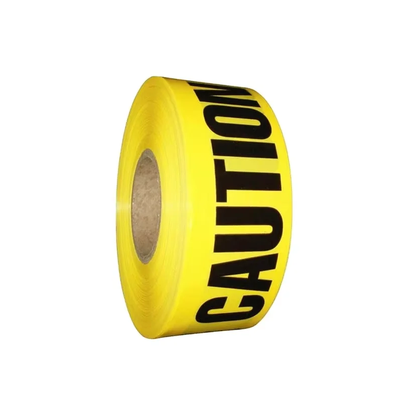 Pangda ODM Waterproof Resistant Safety Yellow Caution Tape for Hazardous Area Halloween Caution Tape Roll