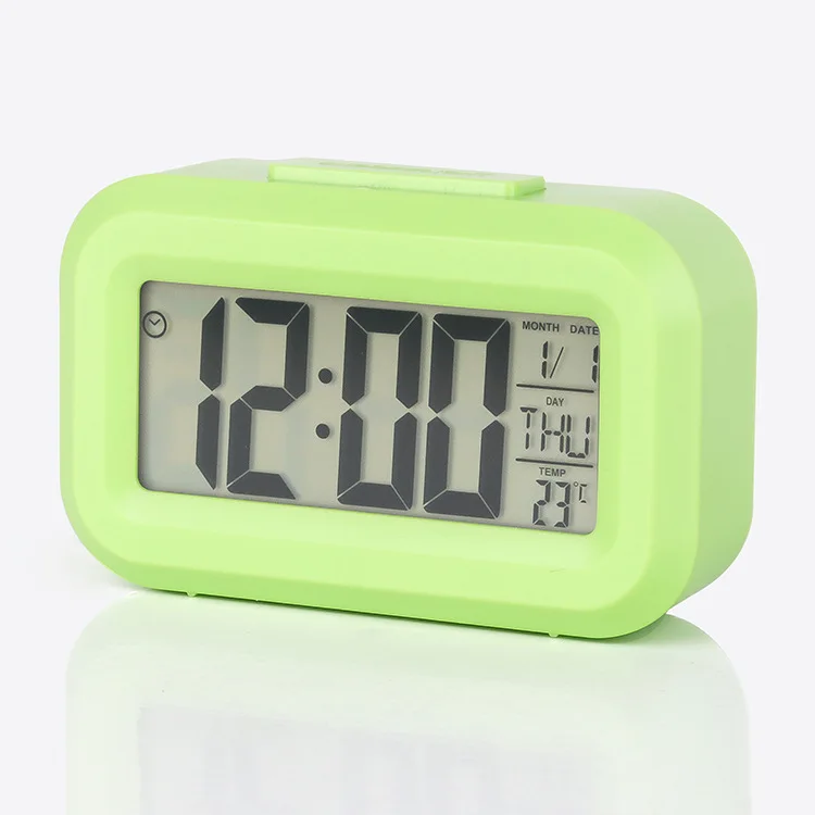 New electronic clock smart desktop multi-function clock with luminous temperature calendar kitchen timer