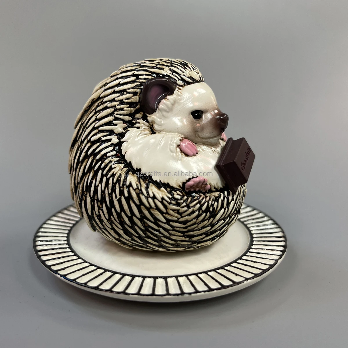 Small Resin Hedgehog Figurine For Collection