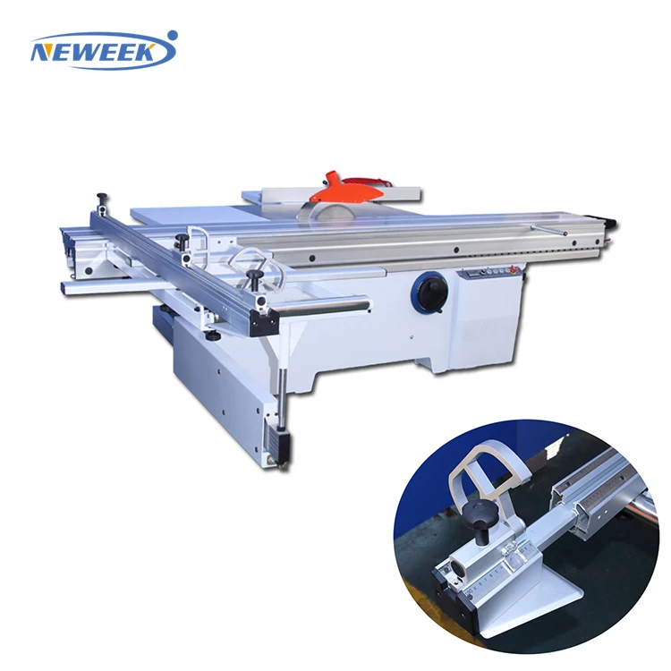 NEWEEK High Efficiency Wood Manufacturer Sliding Table Woodworking Board Cutting Machine Cutting Panel Saw